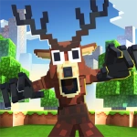 Cops N Robbers:Pixel Craft Gun
