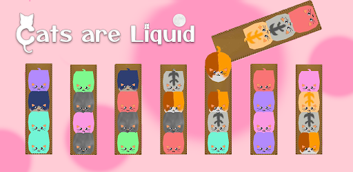 Cats are liquid sort puzzle