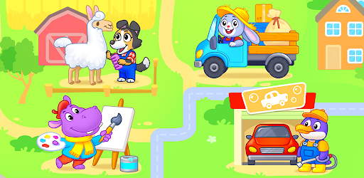 Cars and animals learning game