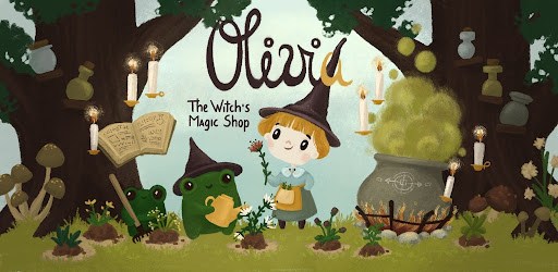 Olivia the Witch. Potion store