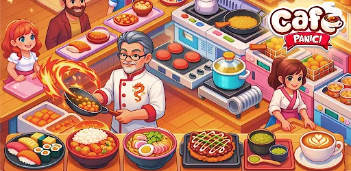 Cafe Panic: Cooking games