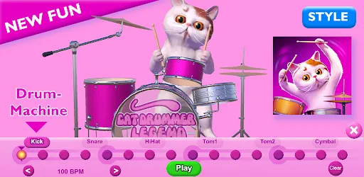 Cat Drummer Legend - Toy