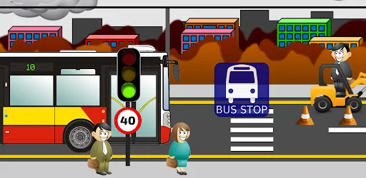 City Bus Driving Simulator 2D