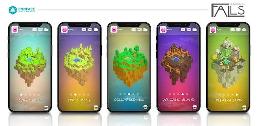 Falls - 3D Slide Puzzle