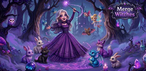 Merge Witches: Magic Puzzle