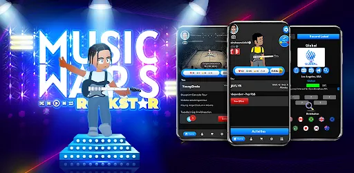 Music Wars: Rockstar & Rap Sim