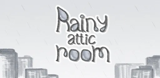 Rainy attic room