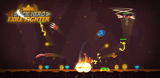 Stickmen Exile Fighter